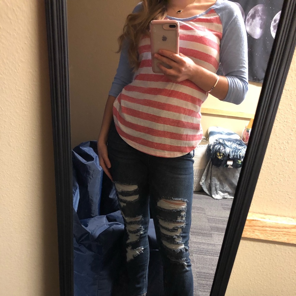 Mossimo Three-Quarter Sleeve Shirt